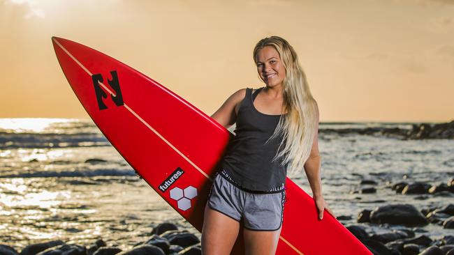 Gold Coast surfer Felicity “Flick” Palmateer is tackling some of the ...