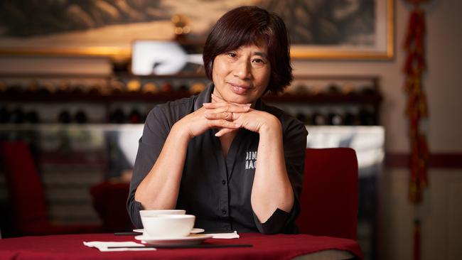 Jenny Zhang at Ding Hao Chinese Restaurant in Adelaide, which is experiencing a big drop in business over coronavirus. Picture: Matt Loxton