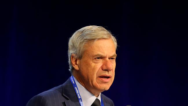 02/04/2017: Michael Kroger at the 163rd Liberal Party State Council, in Melbourne. Stuart McEvoy for The Australian.