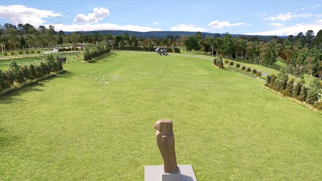 New plans for a cemetery at Wallacia Golf and Country Club.