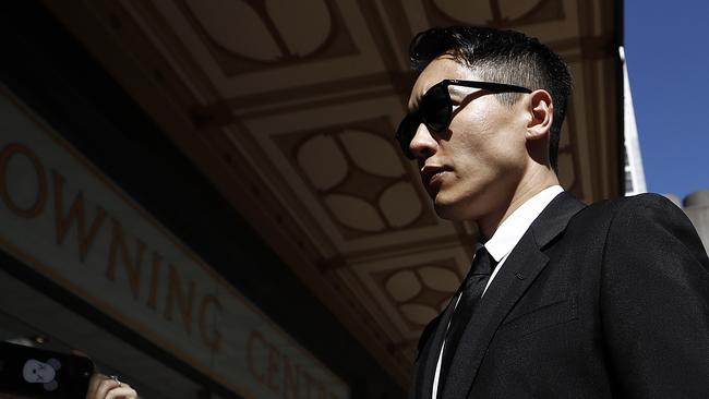 Gao was arrested along with another man, Jing Wang, after a woman claimed they sexually assaulted her on 27 March 2018 at the Shangri-La Hotel in Sydney. Picture: Ryan Pierse