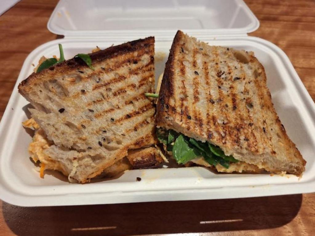 The customer was charged 90 cents to toast the sandwich. Picture: Reddit