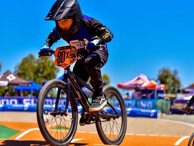 Archer Zwoerner competed at the BMX Racing National Championship in Victoria.