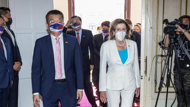 China has cancelled key meetings with the US after House Speaker Nancy Pelosi visited Taiwan this week. Picture: Getty Images