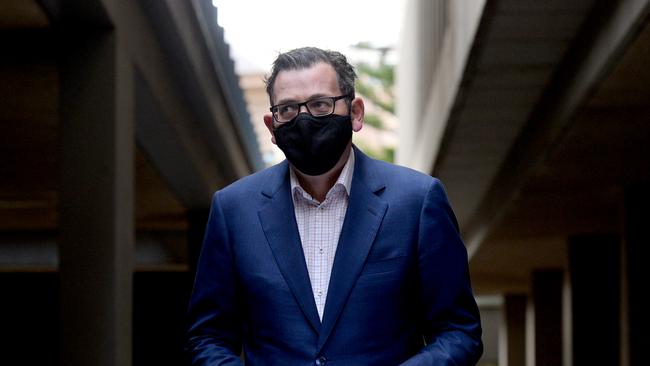 The disastrous hotel quarantine program is behind the nation’s second virus wave. The fallout from this will shape Victorian politics for years. Picture: Andrew Henshaw