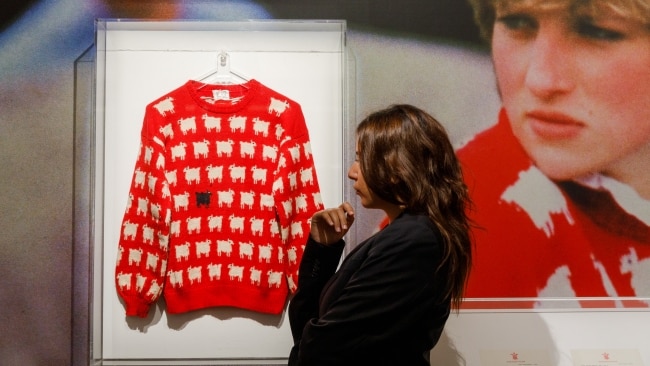 Princess Diana’s iconic ‘black sheep’ sweater to go under the hammer ...