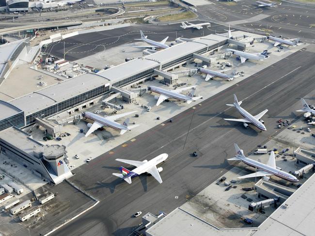 Aerial view of the grounds of John F Kennedy International Airport in New York. Picture: Supplied