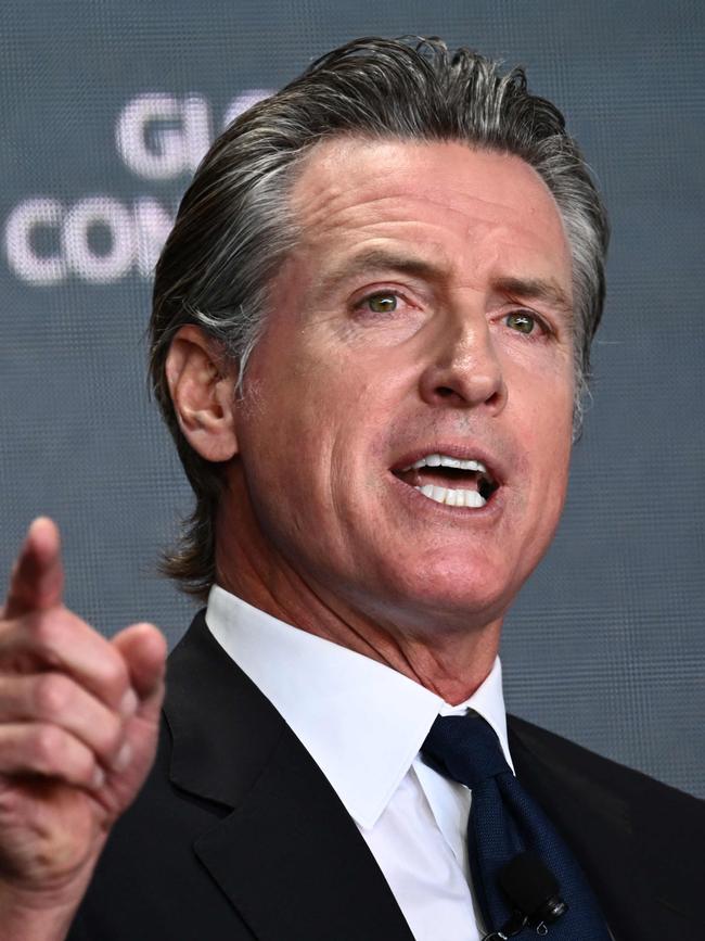 California Governor Gavin Newsom. Picture: AFP