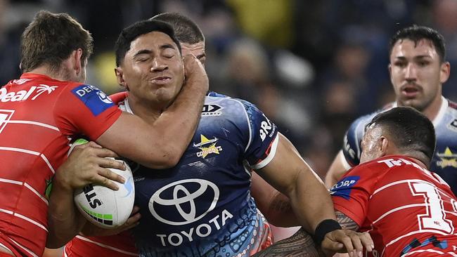 Jason Taumalolo has scored well in the last two weeks (Photo by Ian Hitchcock/Getty Images)