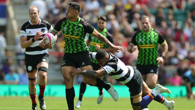 Israel Folau copped it from the crowd. Picture: David Rogers/Getty Images