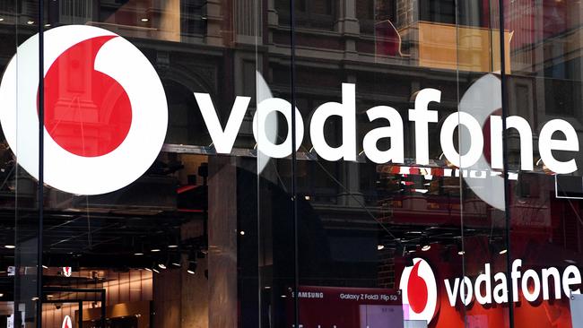 Scammers usually target large telcos like Vodafone as well as nbn. Picture: NCA NewsWire/Bianca De Marchi