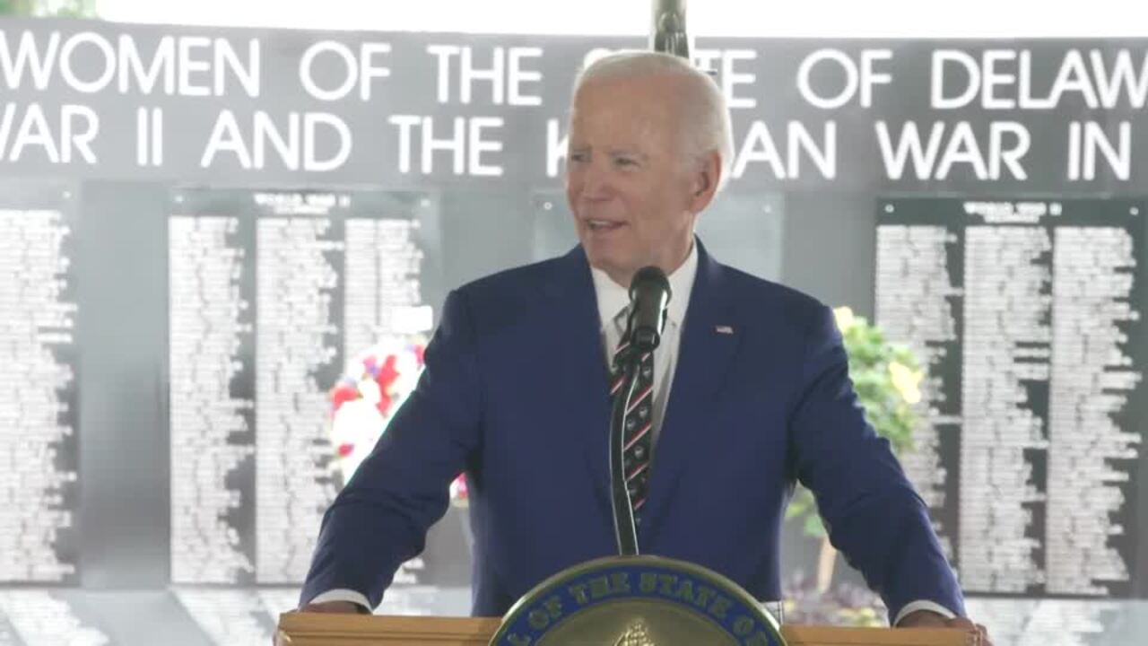 Biden makes first public remarks since cancer diagnosis