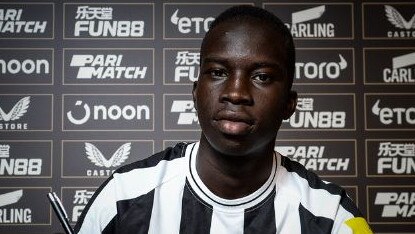 Aussie Garang Kuol has signed for Newcastle