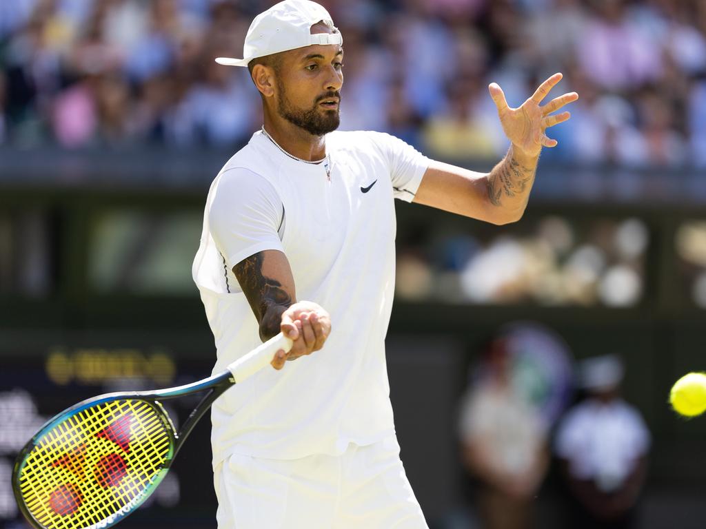Nick Kyrgios pulls out of Wimbledon. Picture: Simon Bruty/Anychance/Getty Images