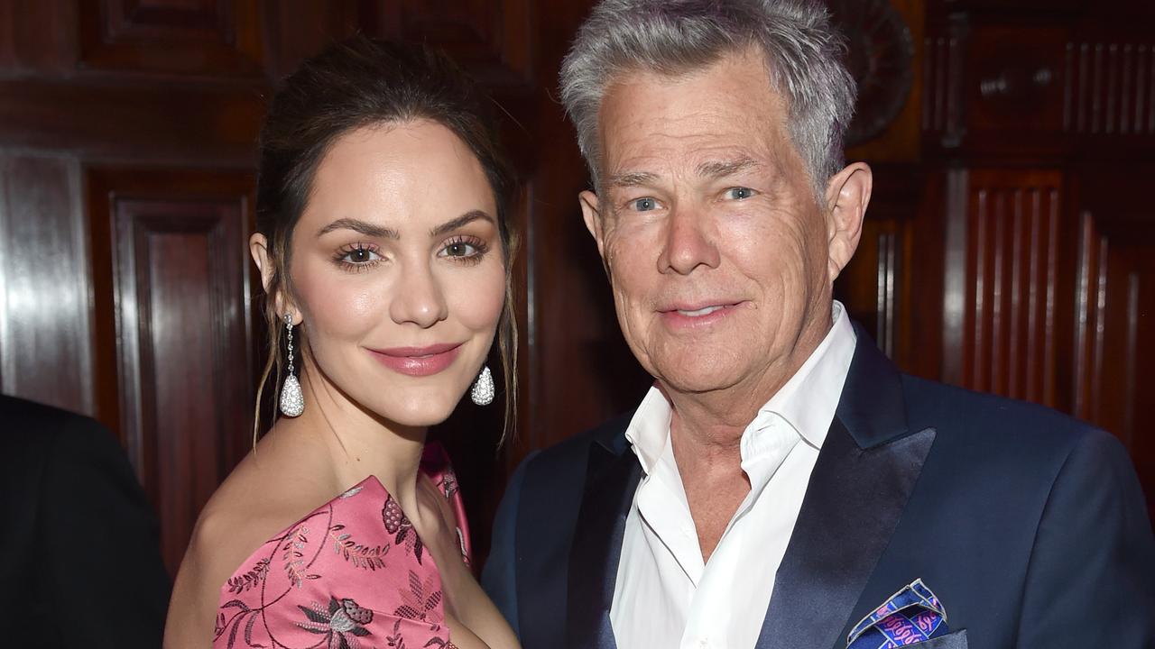 Katharine McPhee and David Foster. Picture: Dimitrios Kambouris/Getty Images for Breast Cancer Research Foundation