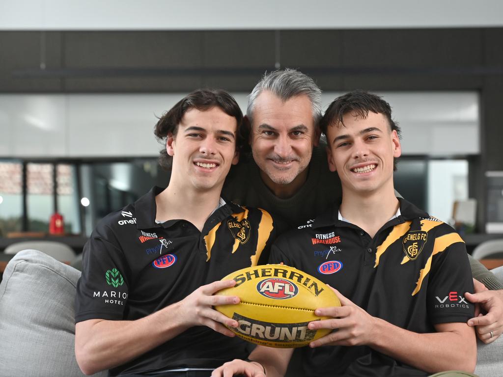 Lucas and Ben Camporeale are set to join the Blues. Picture: Keryn Stevens