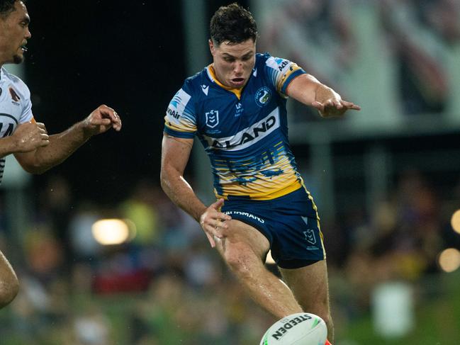 Parramatta has re-signed half Mitch Moses. Picture: Che Chorley