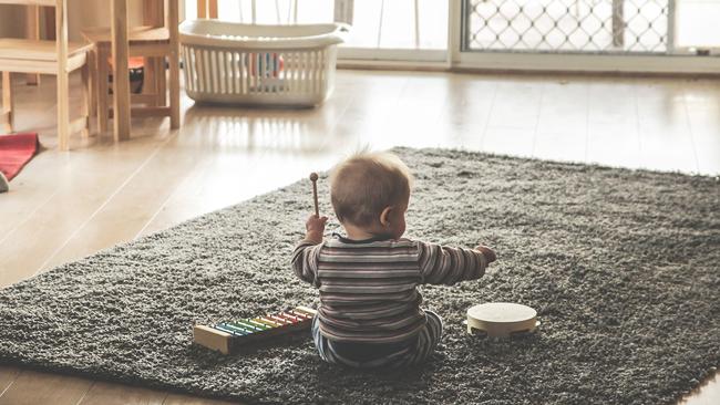 Save musical instruments for when they can actually play them.