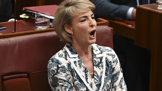 Michaelia Cash during Question Time. Picture: NCA NewsWire / Martin Ollman