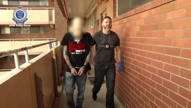 One of the two men arrested in the raids on Thursday. Picture: NSW Police