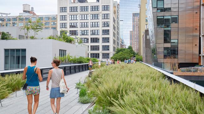 People walking on the High Line in New York. Picture: iStock