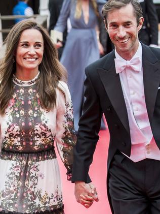 Pippa Middleton and James Matthews at a friend’s wedding. Picture: Shutterstock/ Splash News