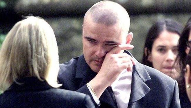 Matthew Wales shed tears at the funeral of his mother and stepfather, days before he was arrested for their murders.