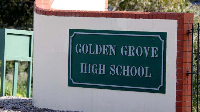 ADELAIDE, AUSTRALIA - NewsWire Photos September 29 2022: General View of Golden Grove High School. A series of violent and distressing fight videos have come out from Golden Grove High school. Picture: NCA NewsWire / Kelly Barnes