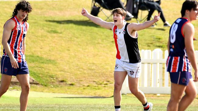 QAFL colts footy between Wilston Grange and Morningside QAFL Colts. Saturday June 3, 2023. Picture, John Gass