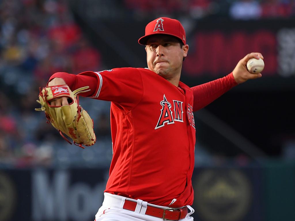 Skaggs was a star on the pitching mound for the Angels.