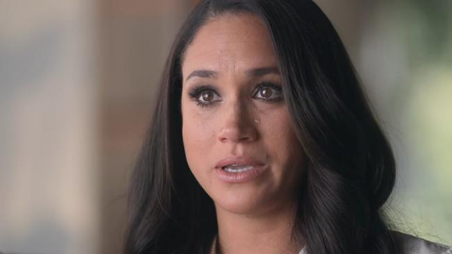 Harry says Meghan was more “sad” than “angry” when she learned of the incident. Picture: Netflix