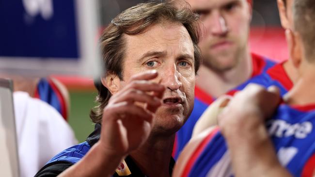 Luke Beveridge put on a coaching masterclass in the preliminary final.