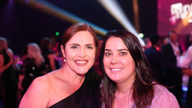 Lauren Moss and Rosie Pryer at Gold Coast Bulletin Women of the Year Awards Presented by Harvey Norman 2024. Picture, Portia Large.