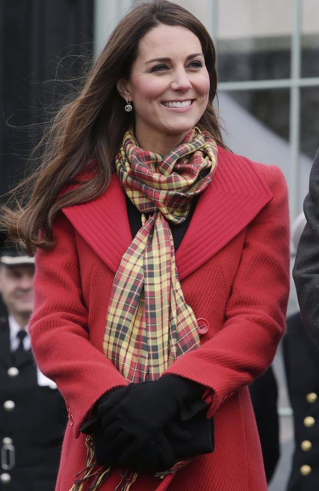 Fashion fail. In March 2013, she tried a statement coat. Picture: Getty Images