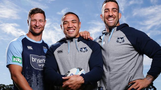 Tariq Sims, Tyson Frizell and Paul Vaughan are determined their Origin mark.