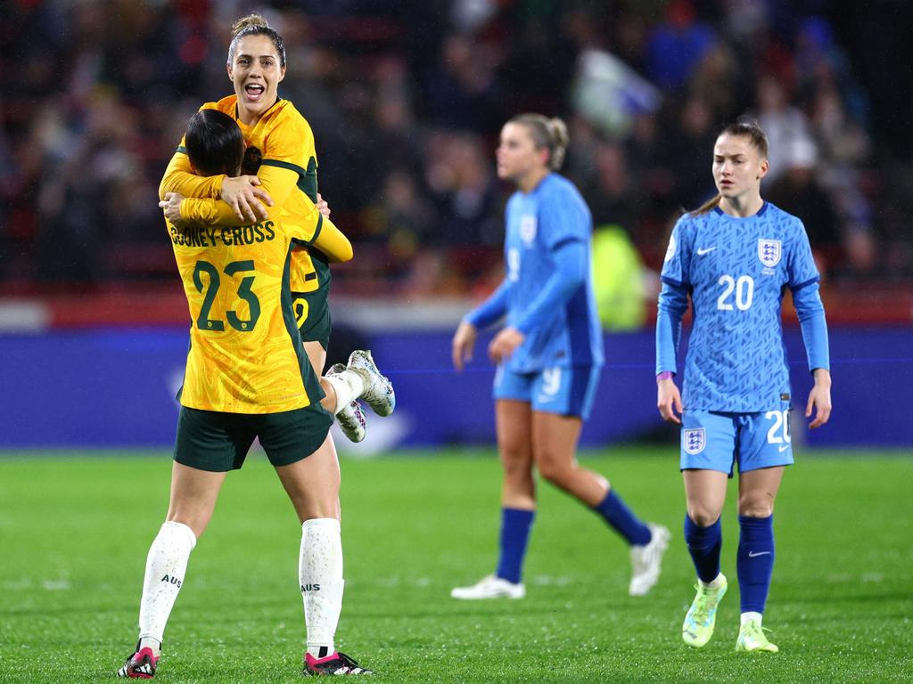 Australia end England's unbeaten run with 2-0 friendly win