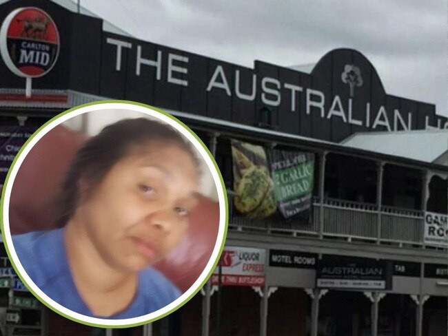 Olga Lucille Chambers was sentenced at Murgon Magistrates court after a violent rampage in November.