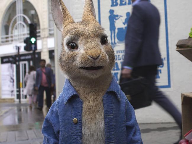 Peter Rabbit (James Corden) in Columbia Pictures' Peter Rabbit 2.