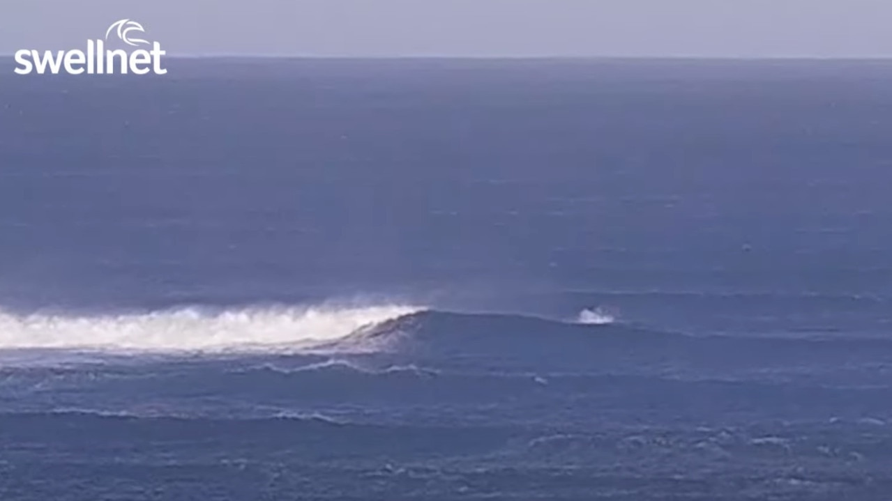 Frost said he punched the shark multiple times before it “shot back down” into the depths. Picture: SwellNet