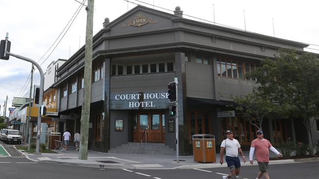 The Court House Hotel which is shut until further notice, Southport, Gold Coast.