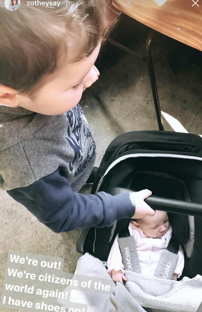 Foster Blake shares the snap of her two adorable kids on Instagram.