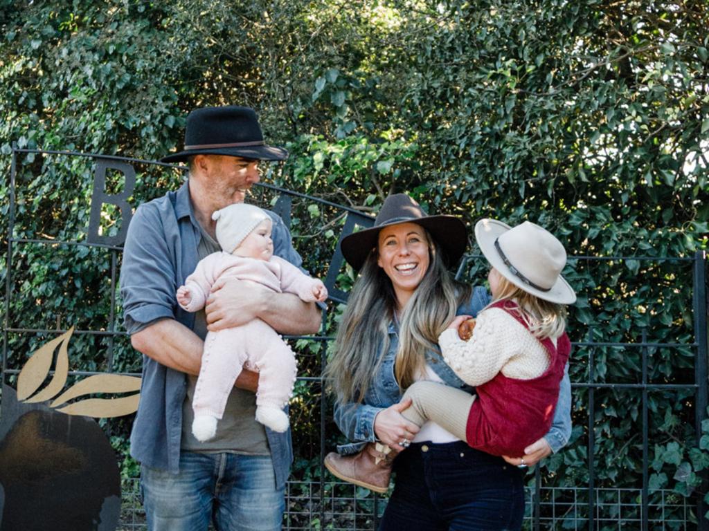 Asia and family living the country dream