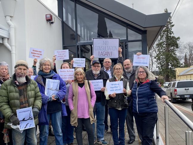 Protesters and Council at loggerheads over prison meeting