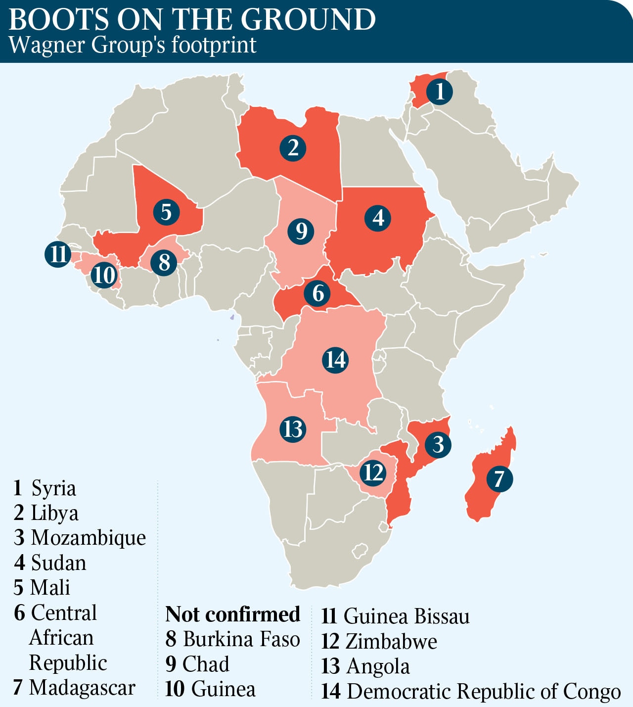 Wagner Group in Africa faces unknown future | The Australian