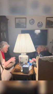 Sisters in their 90's reunited for the 'last time'