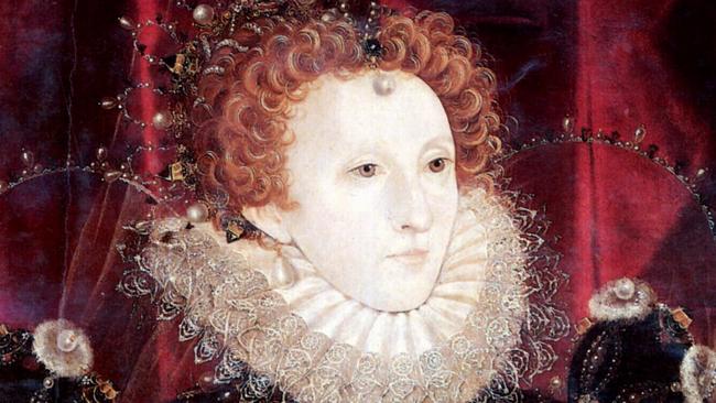 Queen Elizabeth I of England in undated portrait, who was on the throne from 1558 to 1603. Picture: Supplied