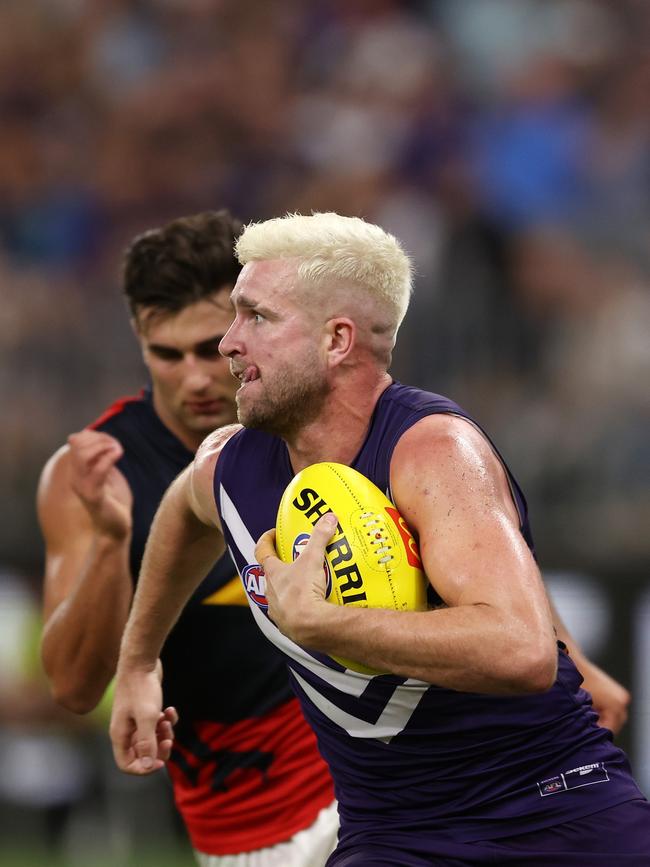 Luke Ryan has started the season in stunning form for the Dockers. Picture: Will Russell/AFL Photos via Getty Images.