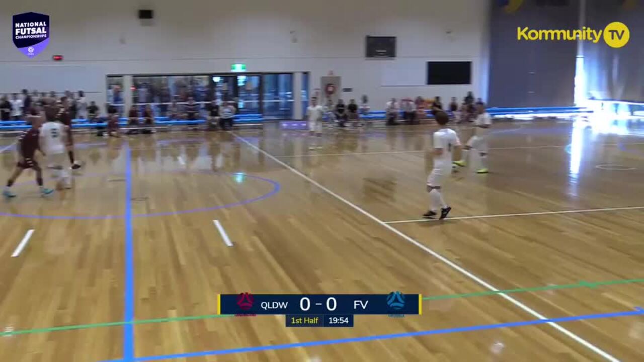 Replay: Football Queensland White v Football Victoria (AWD) -  2025 National Futsal Championships Day 3