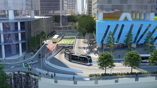 Brisbane City Council's Metro project will see Adelaide St buses diverted through an underground tunnel.