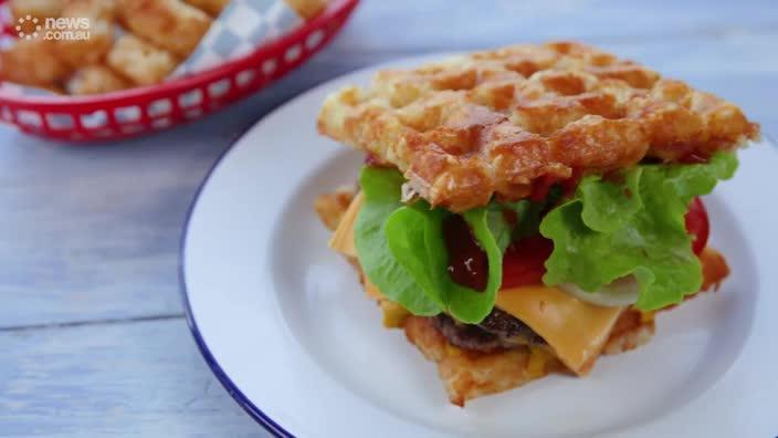 How to make a tater tots burger